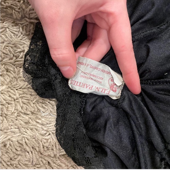 Lace and satin maxi slip - Picture 6 of 6